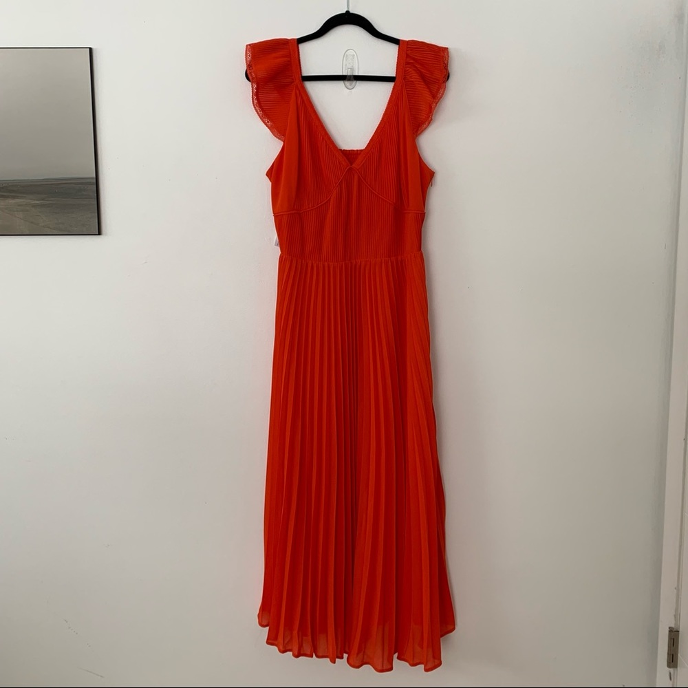 Foxiedox Anoki Pleated dress XL RED